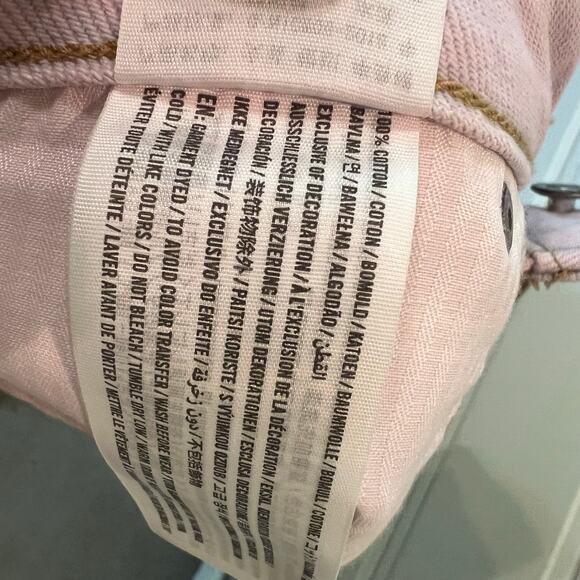 Abercrombie & Fitch Pink Wash Mini Jean Skirt Women's Size 10 Y2K 90s Preppy - Picture 5 of 9